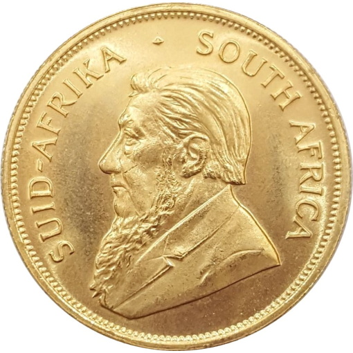 Złota Moneta o masie 1 uncji Krugerrand